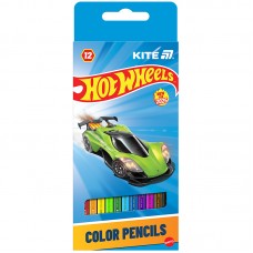 Олівці кольор. 12 кольор. "Kite" №HW25-051 Hot Wheels