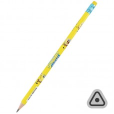 Олівець гр. "Kite" №SB25-046 Sponge Bob з гумкою,тригран.,в тубі(36)