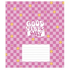 Зошит 18арк. лін. Star "Good vibes only(дівч)" ВД-лак №018-3561L(25)(250)