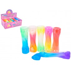 Лизун в колбі 16х4,5см,желейний,веселка,в дисплеї,29х17х9,5см,6 кольор.№MK5216-2(12)(192)