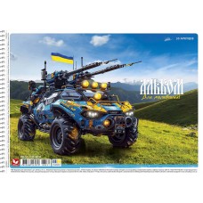 Альбом для малюв. на пруж. 30/120 А4 №PB-SC-030-8031/Школярик/(9)(108)(90)(63)