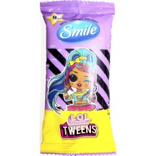 Серветки вологі "Smile" (8шт) Ліцензійні герої. MGA №6397