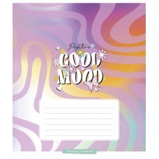 Зошит 18арк. лін. Школярик "Good mood" (дівч.) виб. УФ-лак №018-3504L(25)(300)