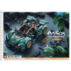 Альбом для малюв. на пруж. 20/120 А4 №PB-SC-020-8027/Школярик/