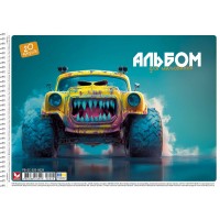 Альбом для малюв. на пруж. 20/120 А4 №PB-SC-020-8028/Школярик/
