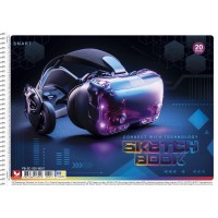 Альбом для малюв. на пруж. 20/120 А4 №PB-SC-020-8047/Школярик/