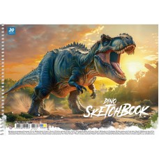 Альбом для малюв. на пруж. 20/120 А4 №PB-SC-020-8534/Школярик/(9)(108)