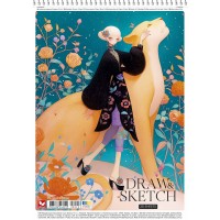 Альбом для малюв. на пруж. 30/120 А4 софт тач №PB-SC-030-8040/Школярик/(9)(63)