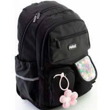 Рюкзак 2від.,3карм. 18" №90187-black(20)