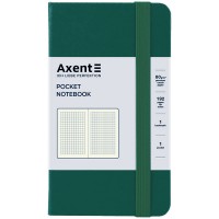 Блокнот В6 96арк. кліт. тв. обкл. "Partner" зелений ліс №8301-61/Axent/(24)