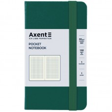 Блокнот В6 96арк. кліт. тв. обкл. "Partner" зелений ліс №8301-61/Axent/(24)