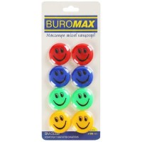 Маркер "Buromax" №BM.0032 Смайлик 8штх30мм