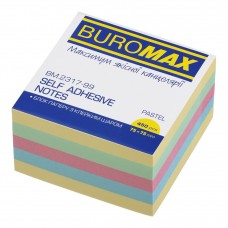 Блок/зам. кл. 75х75мм 450арк. пастель "Buromax" №2317-99(12)(144)