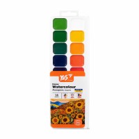 Акварель 18 кольор. "Yes" O’range Line медові №110300 б/п(30)