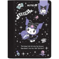 Блокнот A5 60арк. кліт. тв. обкл. Kuromi з магнітною закладкою №HK25-192/Kite/(10)