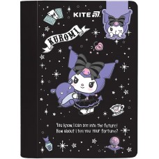 Блокнот A5 60арк. кліт. тв. обкл. Kuromi з магнітною закладкою №HK25-192/Kite/(10)