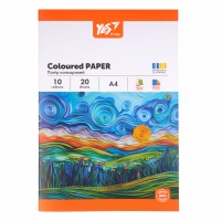 Папір кольор. А4 одностор. 20арк. Orange line №954897/Yes/(50)