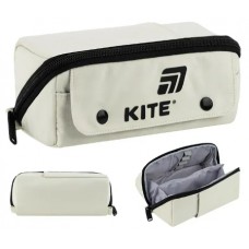 Пенал "Kite" бежево-чорний №K25-2700-3