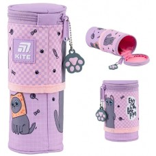 Пенал "Kite" Lazy Cats 1від.,м'який №K25-684-3(48)