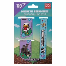 Закладка магніт. "Yes" №708344 Minecraft.Spring 3 шт,блакитні