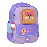Рюкзак "Yes" S-104 Line Friends Pretty Choco 1від.,4карм. №559836