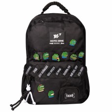 Рюкзак "Yes" T-51 Emotions Black 2від.,5карм. №559628