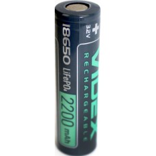 Акумулятор Videx LiFePo4 18650-R,2200mAh