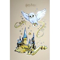 Блокнот А5 64арк. б/лін. м'яка обкл. Harry Potter термобіндер №HP25-193/Kite/(10)