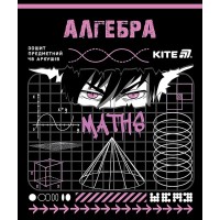 Зошит 48арк. кліт. "Kite" Предметка-Алгебра софт тач+УФ,Cyber №K25-240-23(20)(320)
