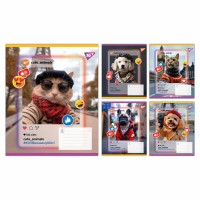 Зошит 18арк. лін. YES Cute animals №767728(25)(400)
