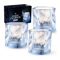 Набір стаканів скло (6шт) 260мл (віскі) топаз №768-18