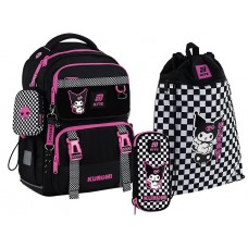 Набір: рюкзак 1від.,2карм.+пенал+сумка для взуття "Kite" 1022 Hello Kitty №SET_HK25-1022M