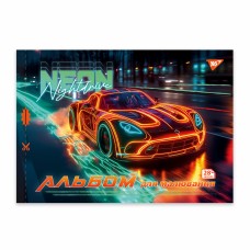 Альбом для малюв. на скобі 28/100 A4 з перфор. Cars №130606/Yes/(4)(96)