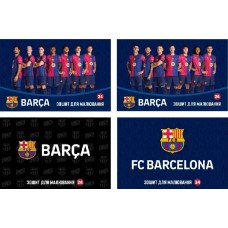 Альбом для малюв. на скобі 24арк. софт тач + УФлак "FC Barcelona" №BC25-242/Kite/(20)(160)