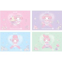 Зошит для малюв. на скобі 12/100 A4 "My Melody" УФ лак + глітер №HK25-241-3(25)(600)