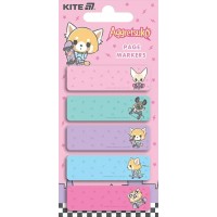 Закладка папер. "Kite" №AR25-480 Aggretsuko 5х15х50мм,100шт з малюнком