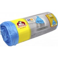 Пакети для сміття "Помічниця" 35л 30шт сині №0040(80)