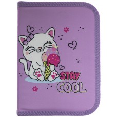 Пенал "Class" Сool Kittent 1від.,1відворот,б/н №25102C