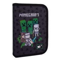 Пенал "Yes" Minecraft Team тв.,одинар.,1клап. №HP-03/533622(48)