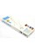 Кабель USB > lihgtning HOCO X87 Magic silicone white