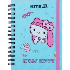 Блокнот А6 80арк. кліт. вирубка "Hello Kitty" №HK25-229-1/Kite/