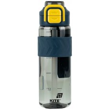 Пляшка для води пласт. "Kite" 800мл сіро-жовта №K25-1234-1(12)
