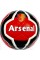 М'яч футбольний Arsenal червоно-чорний