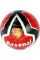 М'яч футбольний Arsenal червоно-чорний