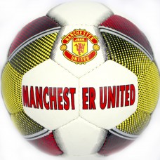 М'яч футбольний Manchester біло-жовтий