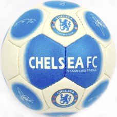 М'яч футбольний Chelsea біло-блакитний