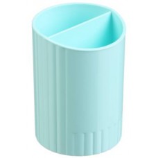 Стакан для ручок "Buromax" №BM.6350-38 Pastel 2відд. м'ятний