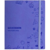 Щоденник шк. шкірзам. В5 "CoolForSchool" №CF29936-24 з тисненням 48арк,темно-синій(36)