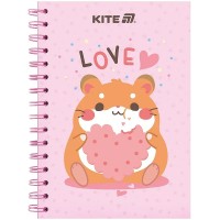Блокнот пруж. А5 80арк. кліт. карт. обкл. Cute-3 №K25-1911-3/Kite/