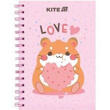 Блокнот пруж. А5 80арк. кліт. карт. обкл. Cute-3 №K25-1911-3/Kite/